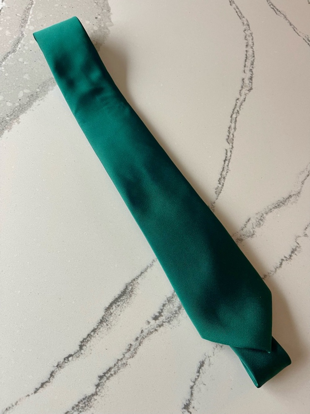 Men's Emerald Green Satin Necktie